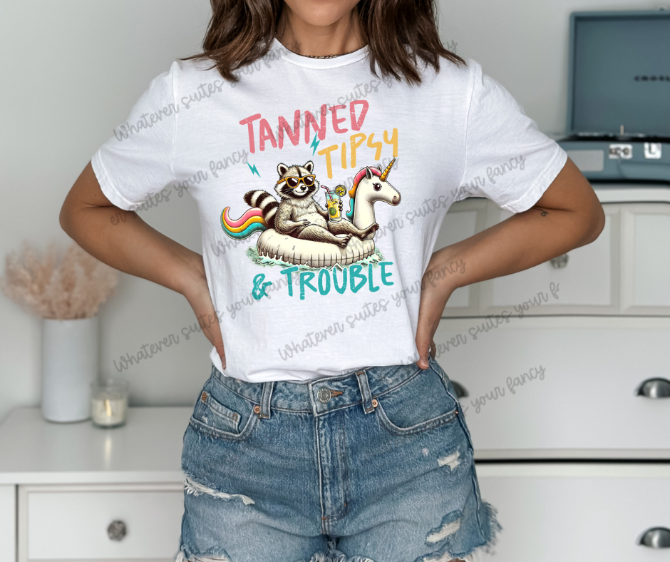Tanned,Tipsy and Trouble