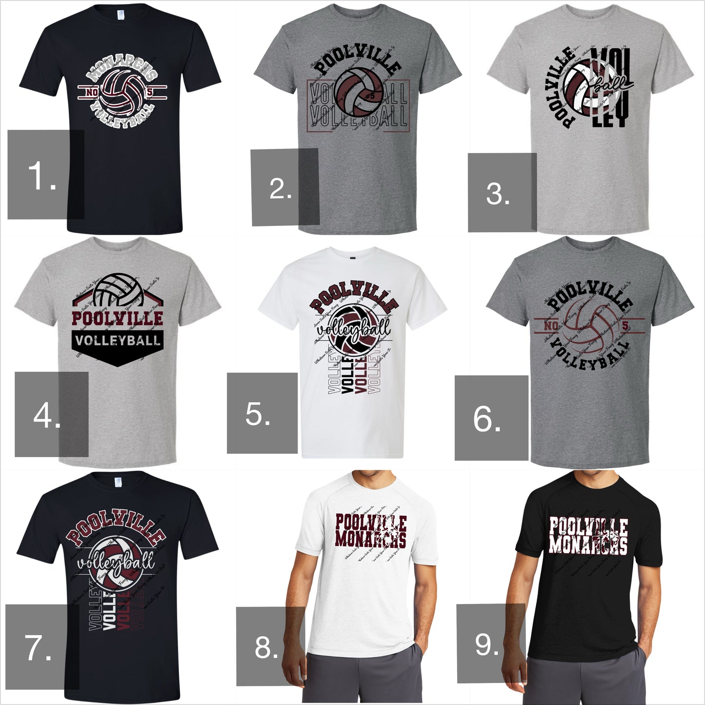 Poolville Volleyball Shirts