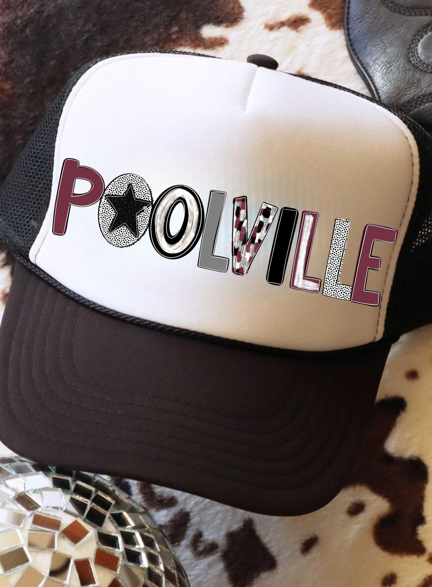 School Name & Mascot Trucker Hat