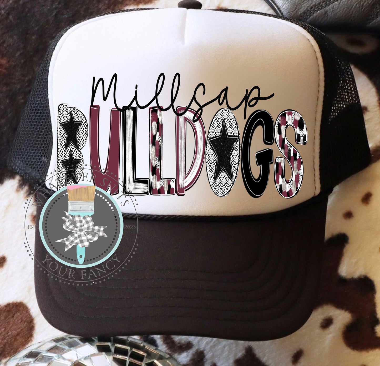School Name & Mascot Trucker Hat