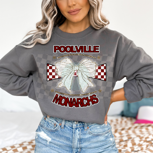 Poolville Monarchs w/ Bow