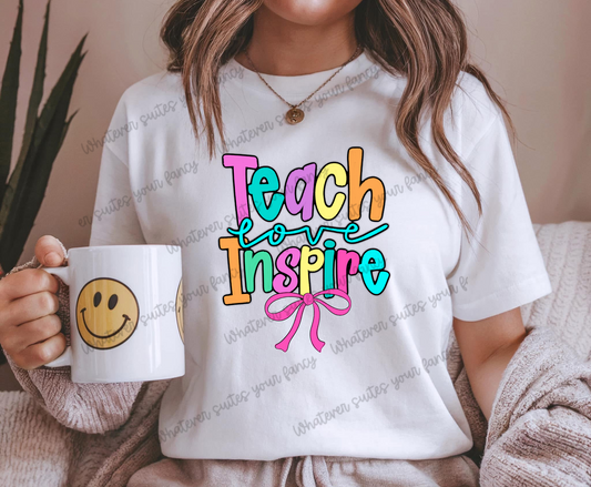 Teacher,Love, Inspire