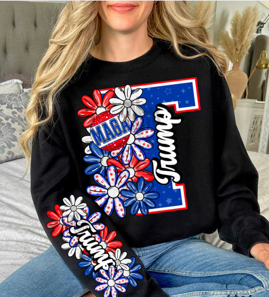 Floral Trump W/ MAGA