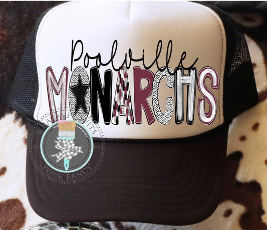 School Name & Mascot Trucker Hat